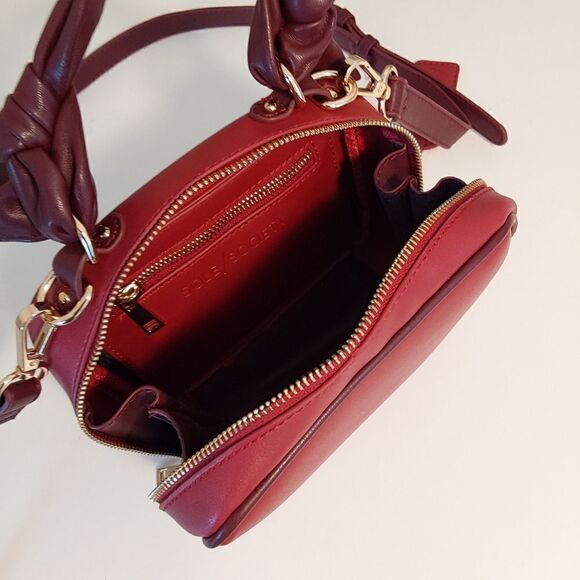 Sole Society Crossbody bag Maroon with bow - Picture 7 of 12